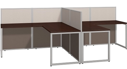 Picture of EOD560MR-03K Two Person L Shaped Desk Open Office