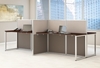 Picture of EOD660MR-03K 4 Person Straight Desk Open Office