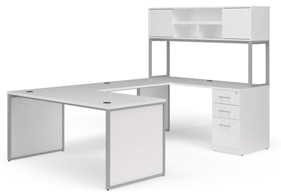 Ofm Fulcrum Fc019 60 W U Shaped Desk With Hutch And End