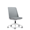 Picture of Global 8459NA Prefer Mesh Back Chair with No Arms, Alabaster Frame, & Alabaster Base