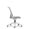 Picture of Global 8459NA Prefer Mesh Back Chair with No Arms, Alabaster Frame, & Alabaster Base