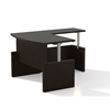 Picture of Safco AT56 Bow Front L-Shaped Height Adjustable Desk Shell