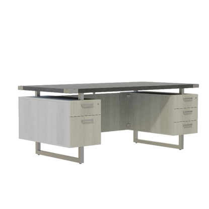 Picture of Mirella MRDBF7236 Double Pedestal Desk