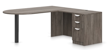 Picture of Offices to Go SL7136DI 72"W x 72"D L-Shaped D Island Desk