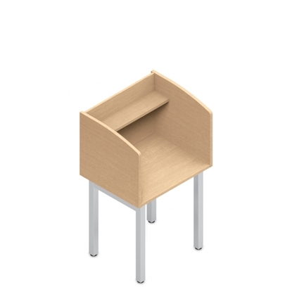 Picture of Edventure ENFC3024S 30"W Study Carrel with Shelf