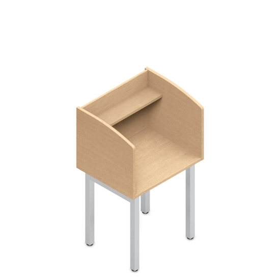 Picture of Edventure ENFC3624S 36"W Study Carrel with Shelf