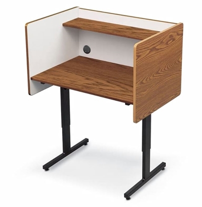 Picture of Height Adjustable Study Carrel