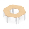 Picture of Zook ZK352129L Medium Pod Table with 4 Legs