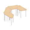 Picture of Zook ZK352129L Medium Pod Table with 4 Legs