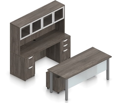 Picture of Offices to Go SL-2 Executive Table Desk Layout