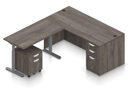 Picture of Offices to Go SL-7 Height Adjustable L Shaped Desk