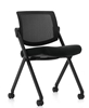 Picture of Offices to Go OTG11341B Armless Mesh Back Flip Seat Nesting Chair