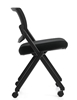 Picture of Offices to Go OTG11341B Armless Mesh Back Flip Seat Nesting Chair
