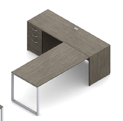 Picture of Global Layout 4A L Shaped Desk
