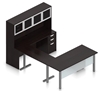 Picture of Offices to Go SL-3 U Shaped Desk w/ Height Adjustable Bridge