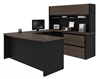 Picture of Bestar 93863 U Shaped Desk with Hutch