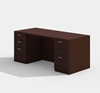 Picture of Amber AM-370 60"W  Double Pedestal Desk