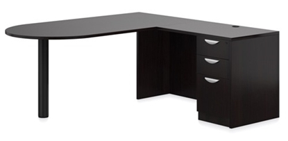 Picture of Offices to Go SL7136DI 72"W x 78"D L-Shaped D Island Desk