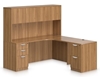 Picture of Offices to Go SL7136CER-SL4224R L Shaped Desk with Hutch