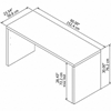 Picture of Office by kathy ireland® Echo KI60206-03 60"w Credenza Desk