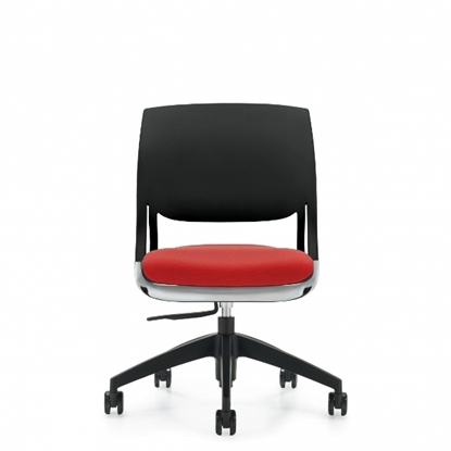 Picture of Global Novello 6401 Armless Polymer Back Office Chair