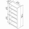 Picture of Office by kathy ireland® Echo KI60204 Five Shelf Bookcase