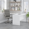 Picture of Office by kathy ireland® Echo ECH034 L-Shaped Bow Front Desk w/ Chair