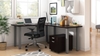 Picture of Offices to Go SL-14 L Shaped Desk w/ Mobile Pedestal