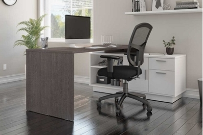 Picture of Bestar 115420 Equinox L Shaped Desk