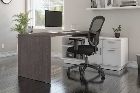 Picture of Bestar 115420 Equinox L Shaped Desk
