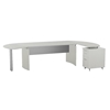Picture of Safco Medina L-Shaped Desk with Curved Extension
