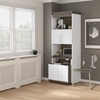 Picture of Bestar 116166 Shelving Unit w/ Fold out Desk
