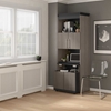 Picture of Bestar 116166 Shelving Unit w/ Fold out Desk