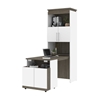 Picture of Bestar 116166 Shelving Unit w/ Fold out Desk