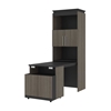 Picture of Bestar 116166 Shelving Unit w/ Fold out Desk