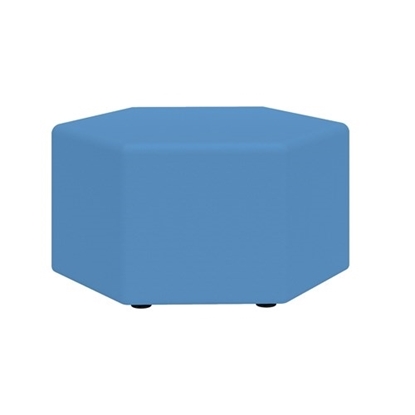 Picture of Learn 8124 30” Hexagon Vinyl Ottoman