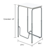 Picture of AlphaBetter®  1223 2.0 Height – Adjustable Student Desk with Pendulum Bar 29”-43”