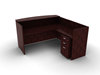 Picture of Offices to Go SL7130RDSNT L Shaped Reception Desk w/ Mobile Pedestal