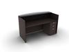 Picture of Offices to Go SL7130RDSNT-SL22BBFM Reception Desk  w/ Glass Top