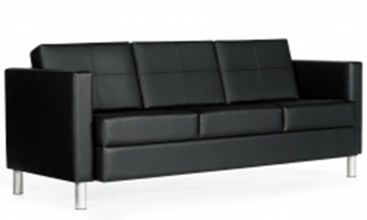 Picture of Global 7877 Leather Three Seat Sofa