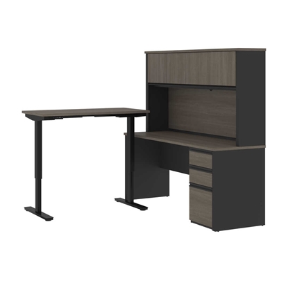Picture of Bestar 99886 Sit Stand Desk