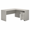 Picture of Office by kathy ireland® Echo ECH008 L-Shaped Desk with Mobile File Cabinet