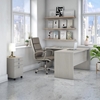 Picture of Office by kathy ireland® Echo ECH008 L-Shaped Desk with Mobile File Cabinet