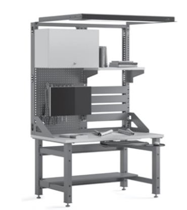 Picture of Safco Layout A IT Workstation