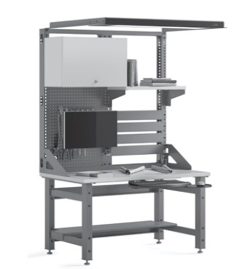Picture of Safco Layout A IT Workstation