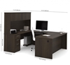 Picture of Bestar 60897 U Shaped Desk with Hutch