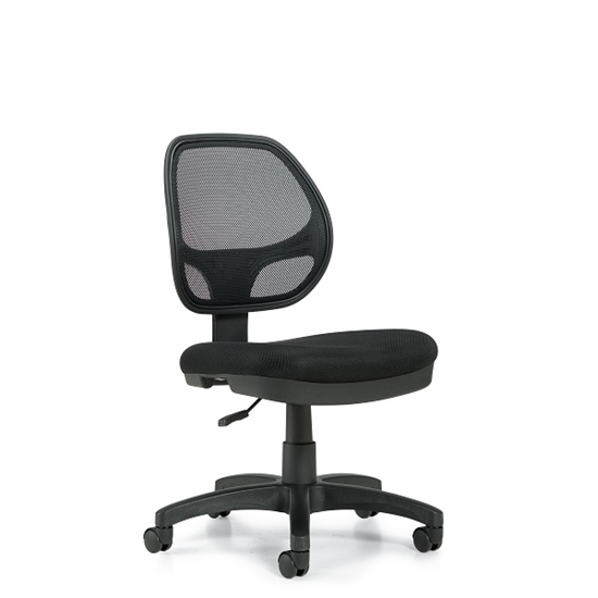 Picture of OTG11642B Armless Mesh Chair