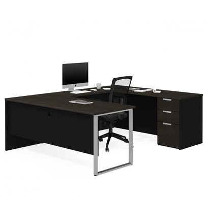 Picture of Pro-Concept Plus 110888 U-Shaped Executive Desk with Pedestal