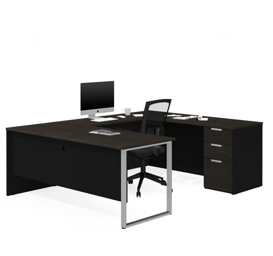 Picture of Pro-Concept Plus 110888 U-Shaped Executive Desk with Pedestal