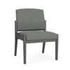 Picture of Lesro AS1102 Fabric Upholstered Armless Amherst Steel Guest Chair